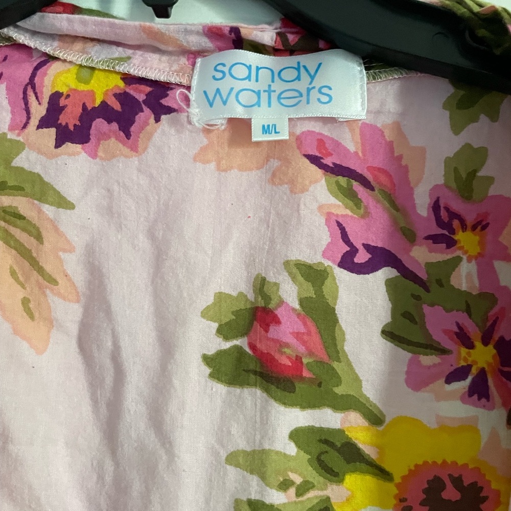 Sandy Waters Pink Floral Robe - Picture 3 of 4